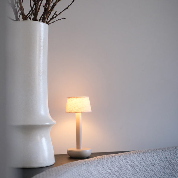 TWO BEIGE LINEN