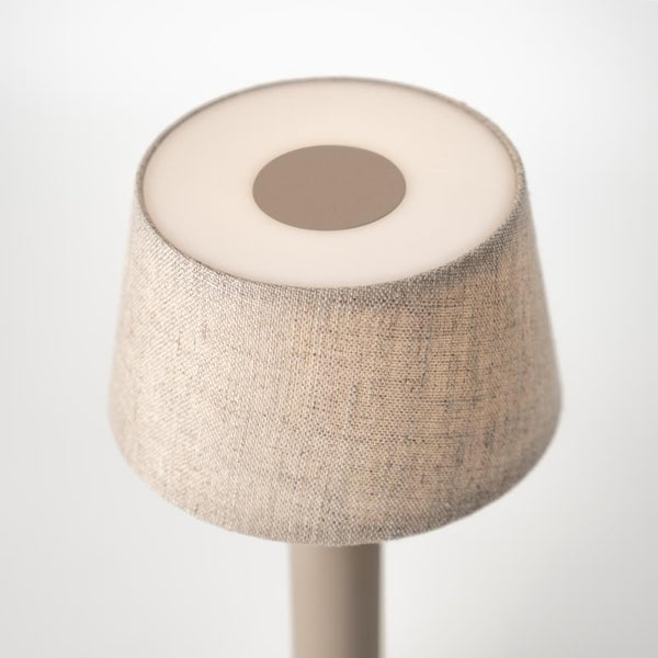 TWO BEIGE LINEN