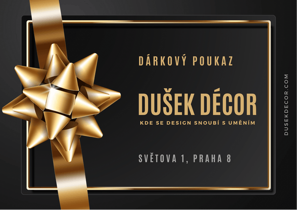 Dárkový poukaz Dušek Décor - Dušek Décor