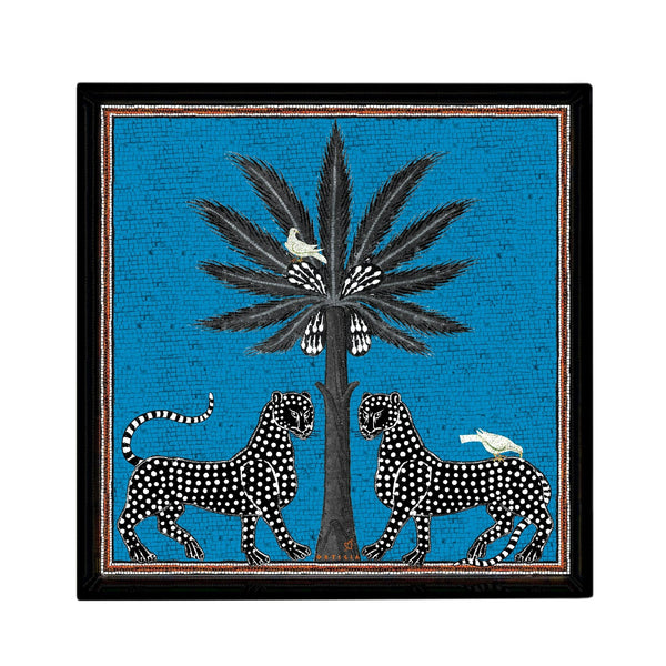 SQUARE BLUE - Dušek Décor