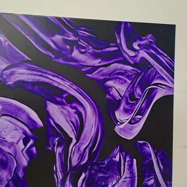 VIOLET ON BLACK - Dušek Décor