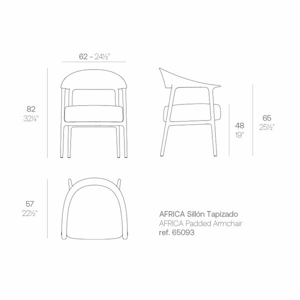 AFRICA DINING ARMCHAIR