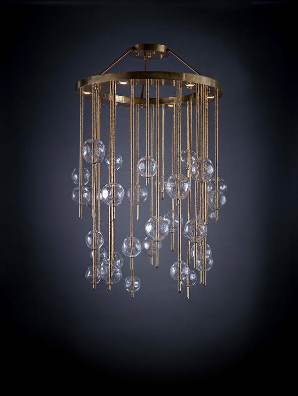 Falling Stone Chandelier