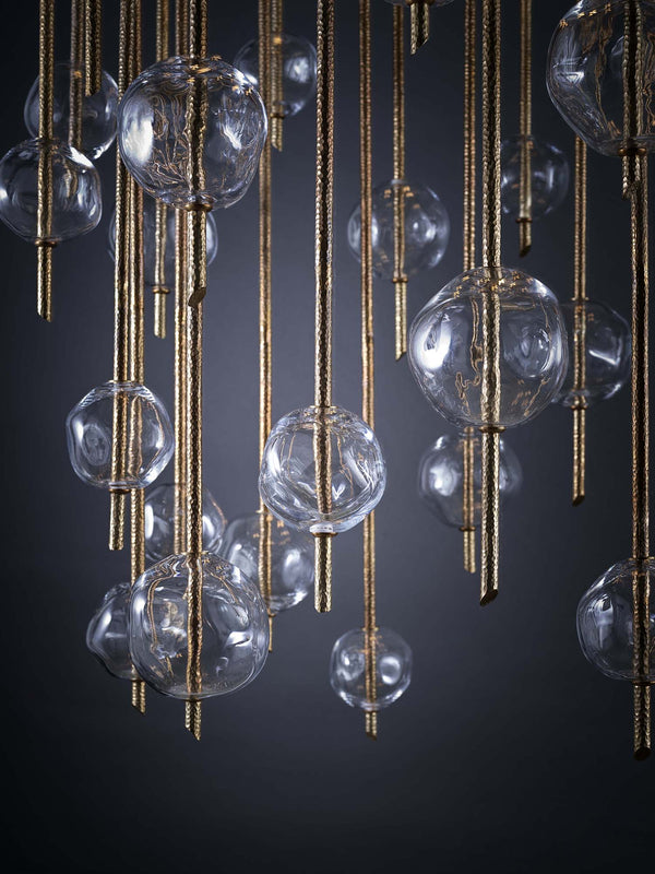 Falling Stone Chandelier