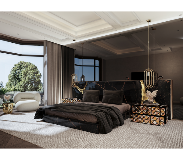 LAPIAZ BLACK HEADBOARD