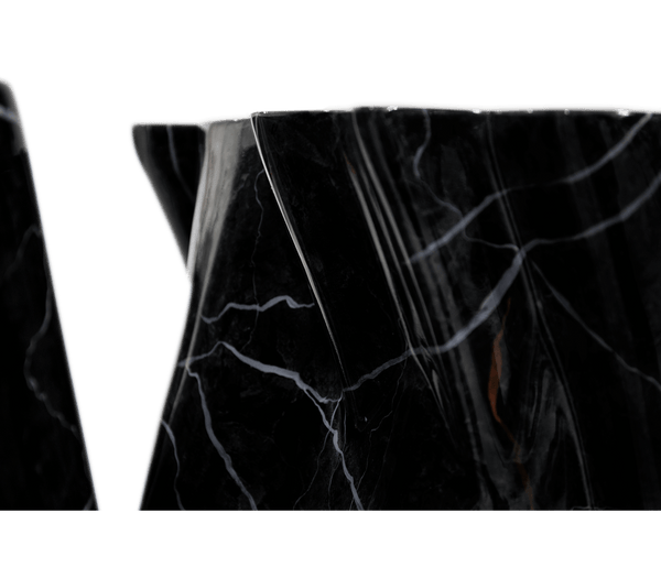 MONOCHROME FAUX-MARBLE