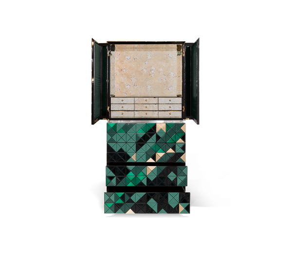 PIXEL II GREEN CABINET