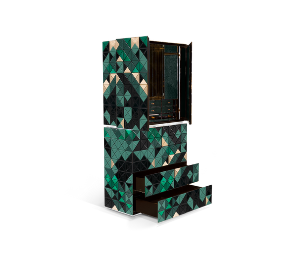 PIXEL II GREEN CABINET