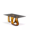 Ribbon Broken Gold Leaf Dining Table