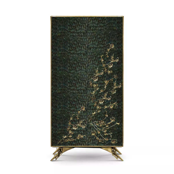 Spellbound Peacock Feather Armoire